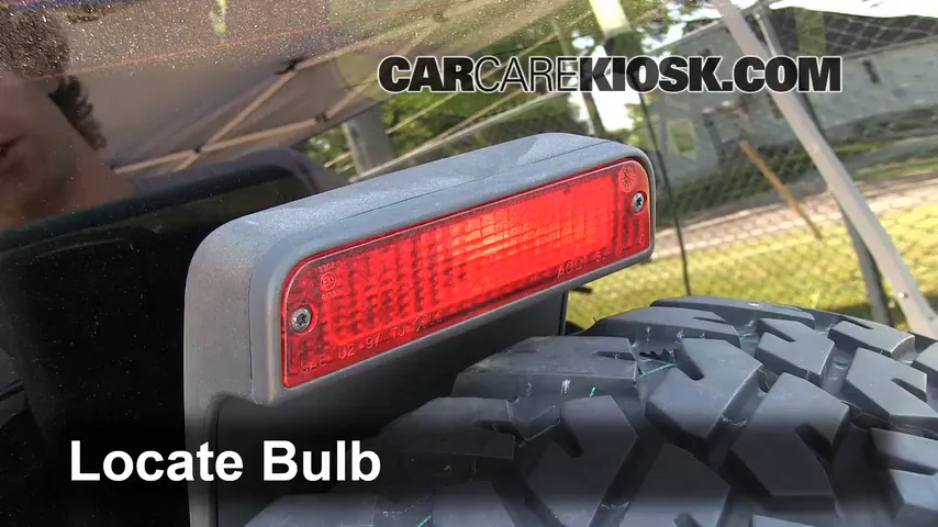 2004 Jeep Wrangler Rubicon 4.0L 6 Cyl. Lights Center Brake Light (replace bulb)